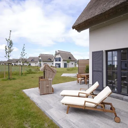 Reetland Am - Luxusplus Reetdachvilla Mit 4 Schlafzimmern, Aussensauna, Loungebereich Und Kamin G07 * درانسكي